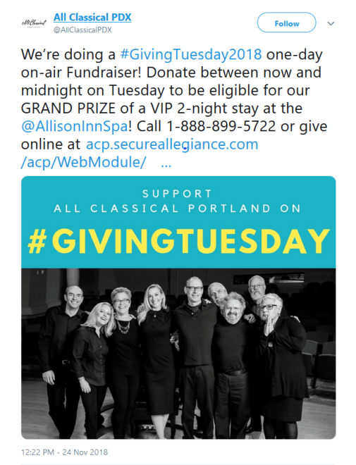 AllClassicalPortlandGivingTuesday