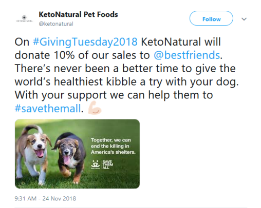 BestFriendsGivingTuesdayTweet